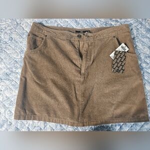Vans Tan Corduroy Mini Skirt